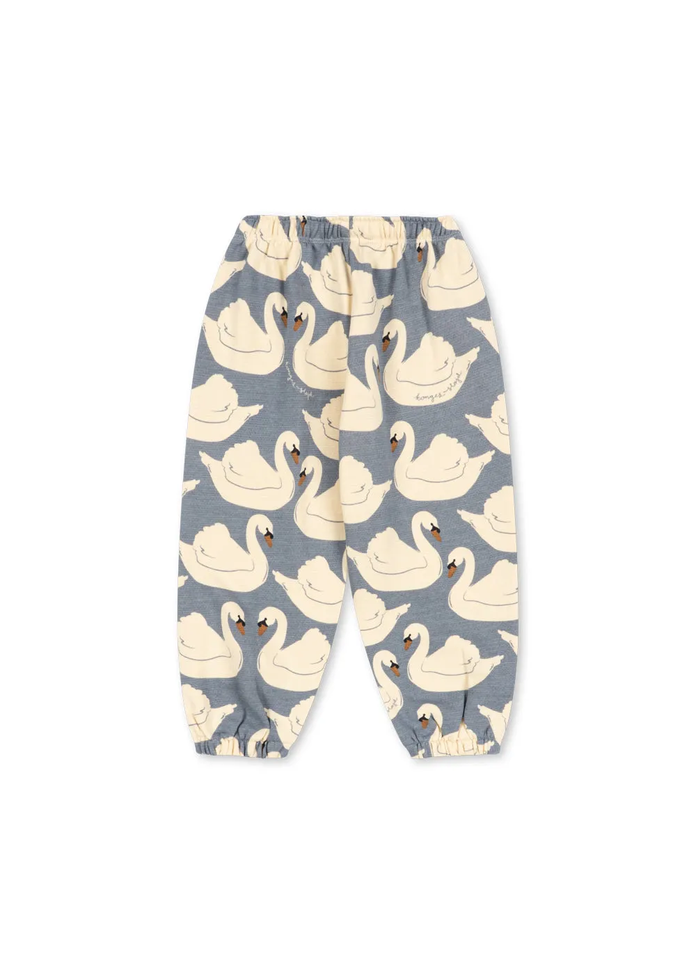 Konges Sløjd Loupy sweatbroek swan biokatoen