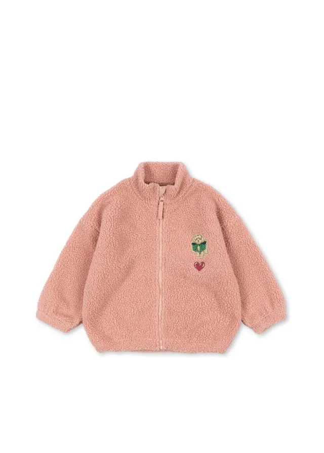 Konges Sløjd Jody teddyjas mellow rose teddyfleece