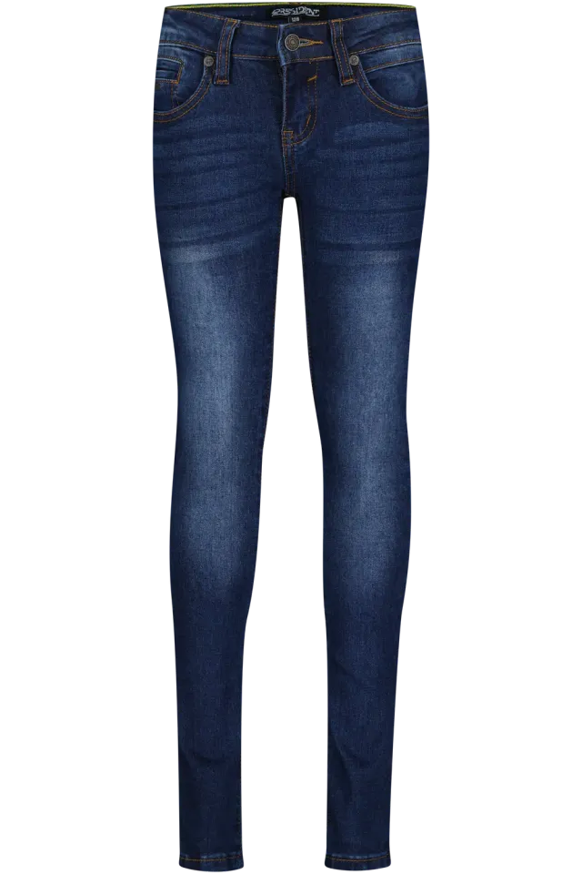4President Marina skinny jeans meisjes dark used stretch