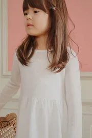 Konges Sløjd Lola jurk white glitter polyester