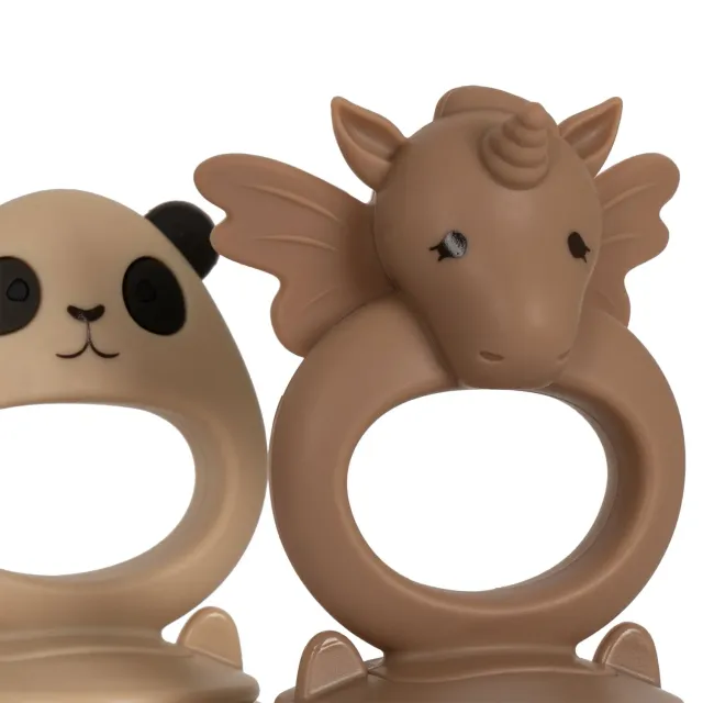 Konges Sløjd fruitspeen set eenhoorn panda shell