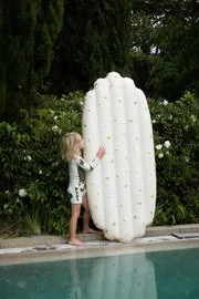 Konges Sløjd Ayo luchtbed lemon 165 cm pvc