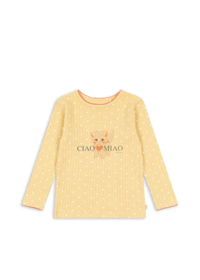 Konges Sløjd Minnie blouse dot golden biokatoen