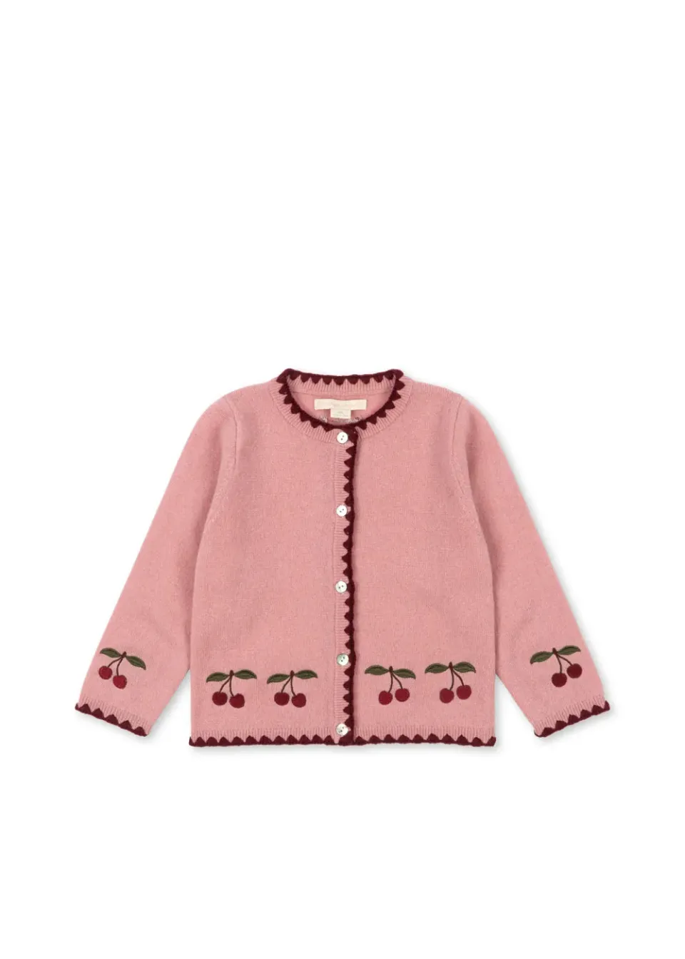 Konges Sløjd Collette cardigan pale blush wollen vest