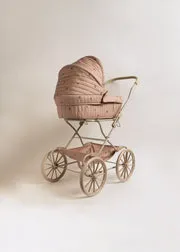 Konges Sløjd Poppenwagen cherry blush 90 cm katoen