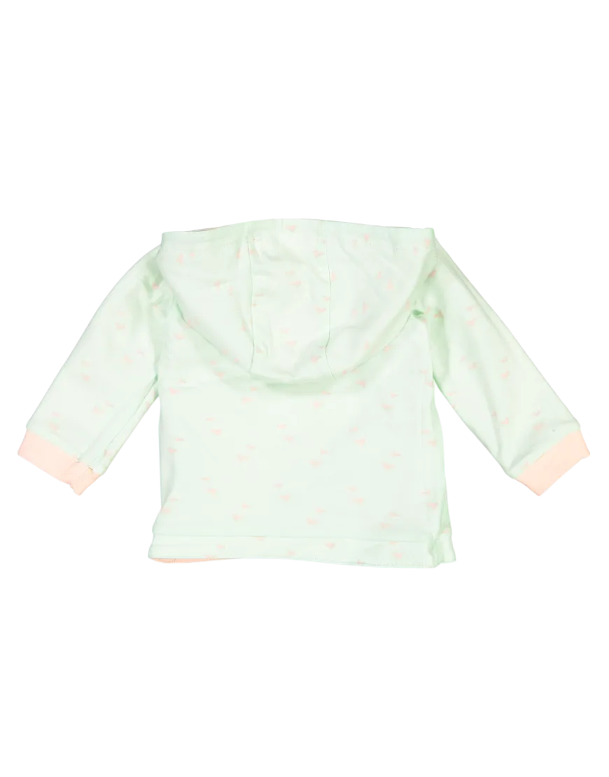 4PRESIDENT Taylor Mint AOP sweater omkeerbaar katoen