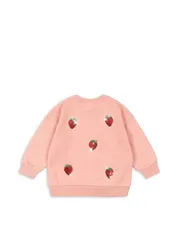 Konges Sløjd Lou sweater mellow rose met pailletten