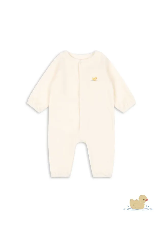 Konges Sløjd Elu onesie antique white biokatoen