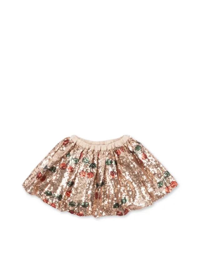 Konges Sløjd Starla paillettenrok blush kersen