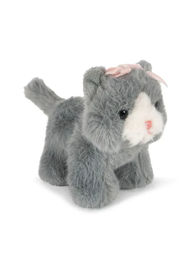 Konges Sløjd Baby Animals knuffel grey cat zacht