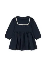 Konges Sløjd Emmy jurk dark navy biokatoen