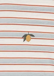 Konges Sløjd Famo Set kledingset pearl stripe biokatoen