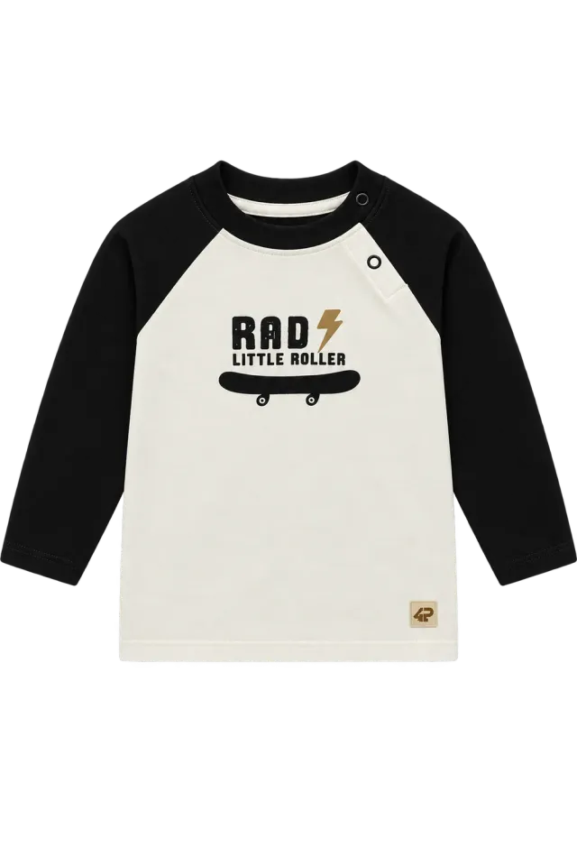 4PRESIDENT Kevin Washed Black longsleeve katoen