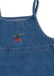 Konges Sløjd Magot Jurk Denim Blue Biokatoen