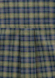 Konges Sløjd Cara overhemd laurel blue check corduroy