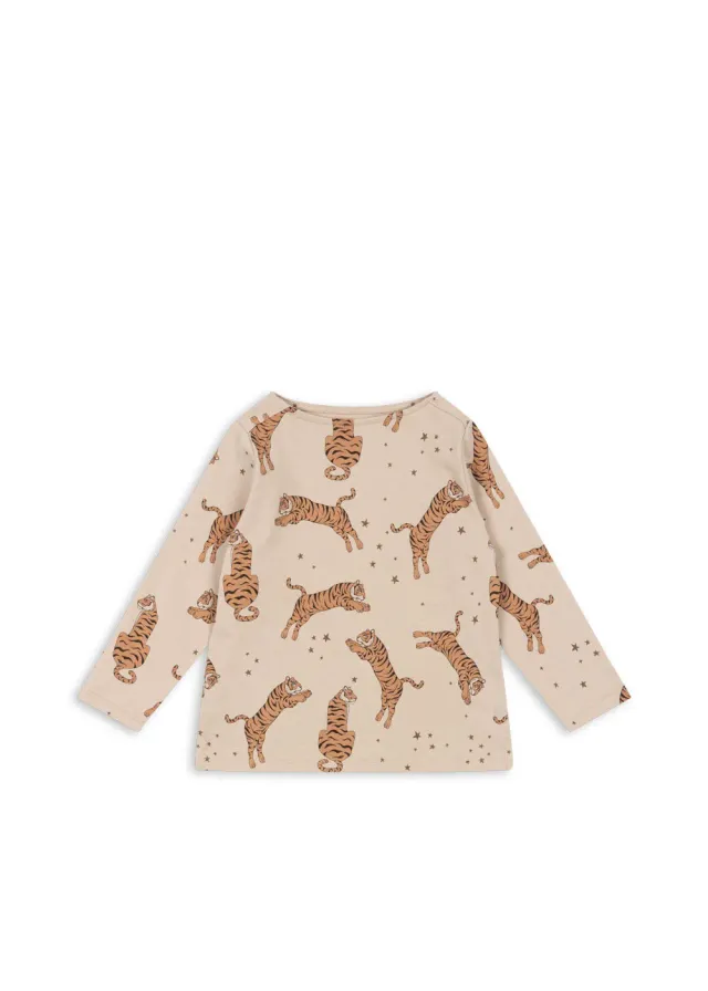 Konges Sløjd Drey blouse tiger biokatoen longsleeve