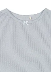 Konges Sløjd Minnie longsleeve shirt gray dawn biokatoen