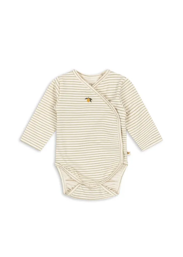 Konges Sløjd Basic newborn romper tea stripe stretch