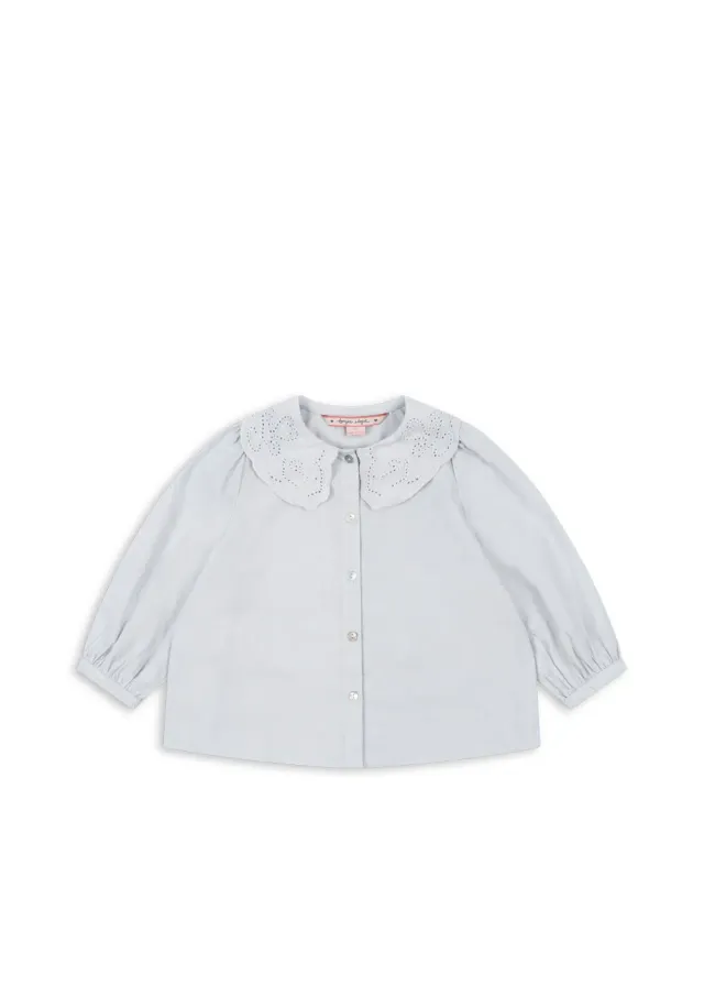 Konges Sløjd Rilo shirt gray dawn biokatoen