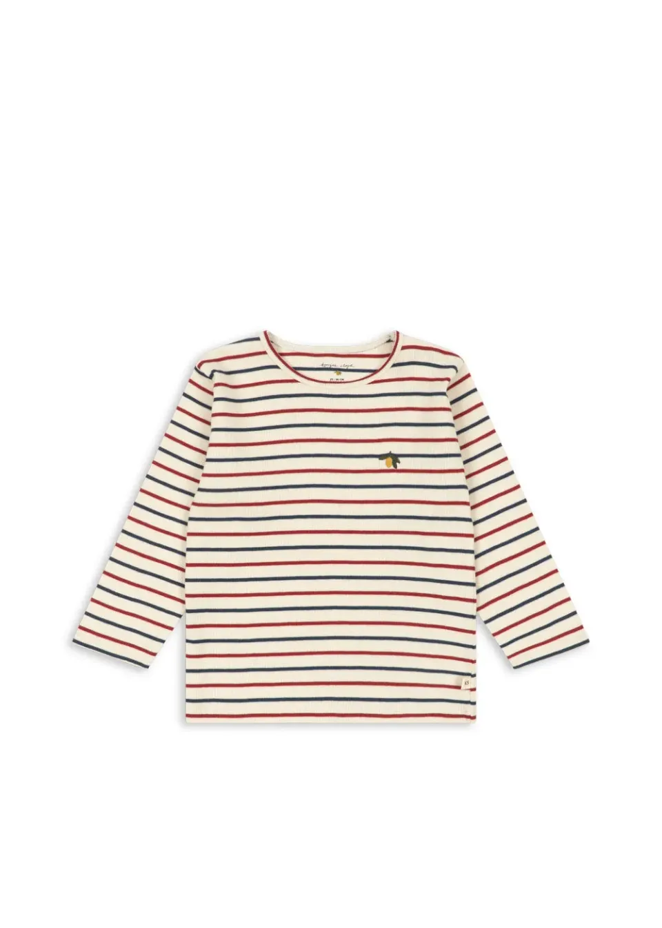 Konges Sløjd Voco Modal Blouse Tricolore Bleu rib biokatoen