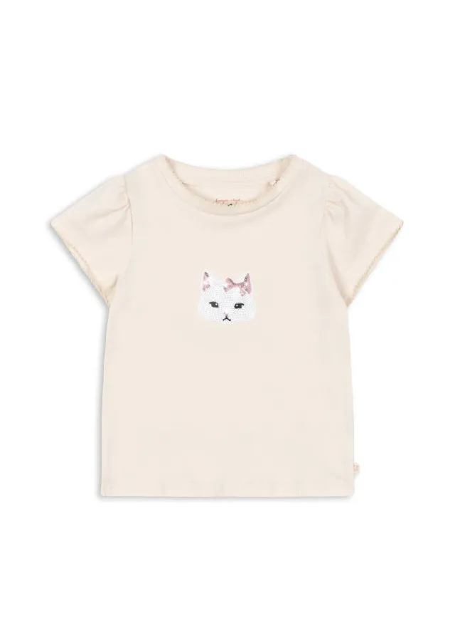 Konges Sløjd Famo T-shirt kitty biokatoen zomer