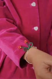 Konges Sløjd Barbara shirt sangria fluweel