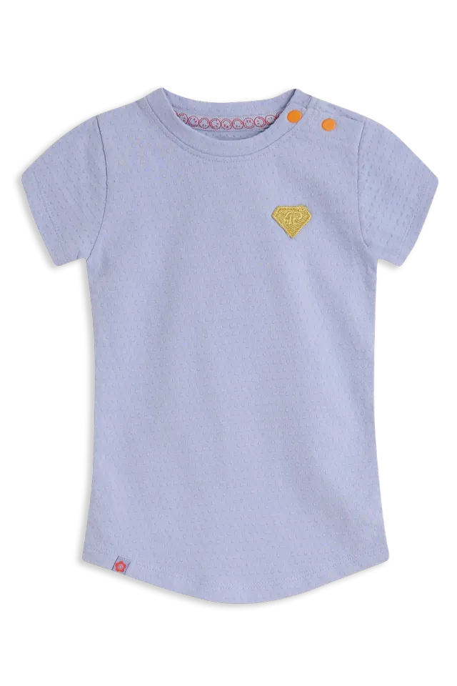 4President Noelani T-shirt lilla bubbel katoen