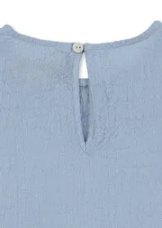 Konges Sløjd Ava shirt blue fog biokatoen
