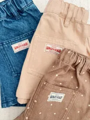 Konges Sløjd Magot Korte Broek ermine dot biokatoen