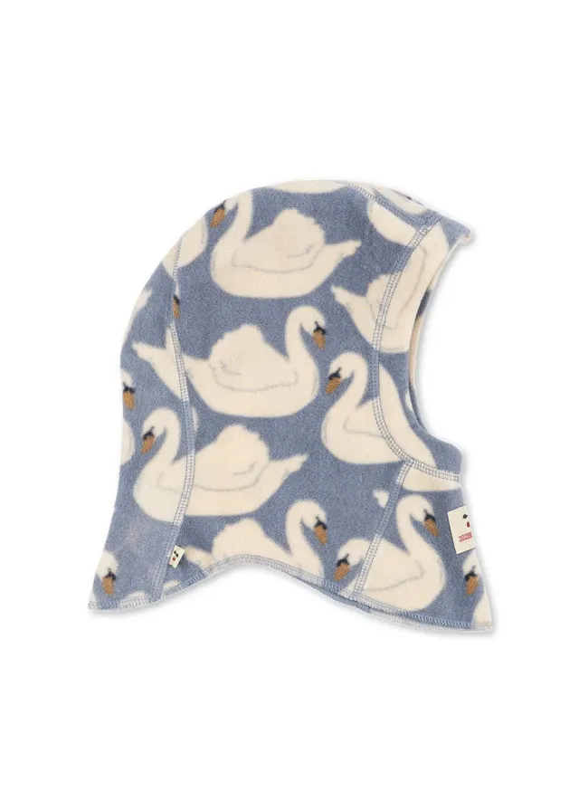 Konges Sløjd Tavi fleece bivakmuts swan gerecycled
