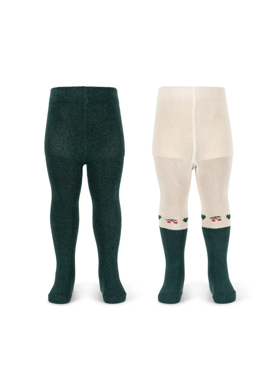 Konges Sløjd panty 2-pack cherry mix katoenmix