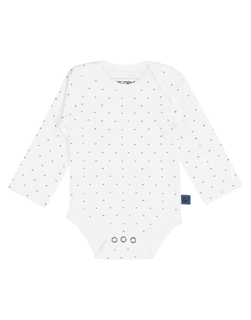 4PRESIDENT Skye White AOP babyromper katoen maat 50-68