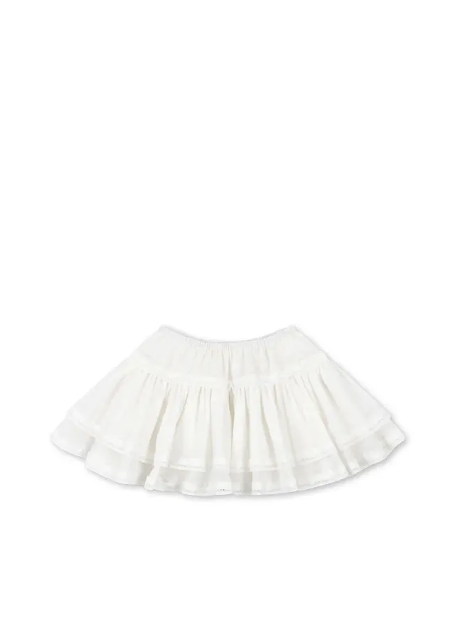 Konges Sløjd Mora Rok Optic White Biokatoen Broderie