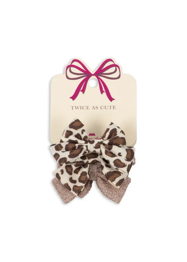 Konges Sløjd Strik Haarelastiekjes 4-pack leo/rose meisjes