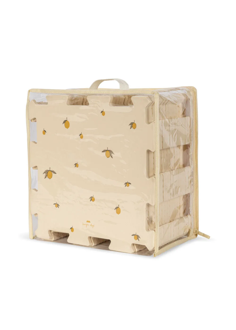 Konges Sløjd Speelmat puzzelmat lemon 16-delig 115 cm