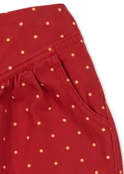 Konges Sløjd Nola broek strawberry dot biokatoen