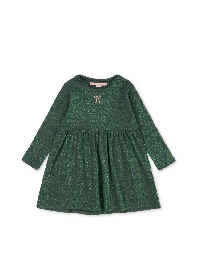 Konges Sløjd Roli Jurk jungle green lurex