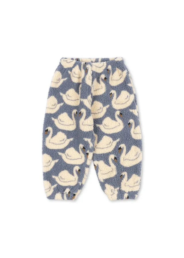 Konges Sløjd Jody Broek Swan teddyfleece