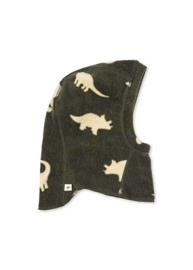 Konges Sløjd Tavi bivakmuts fleece dino silhouette warm