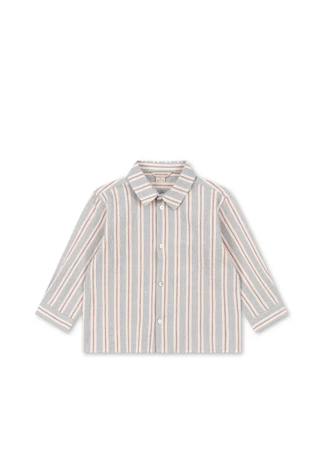 Konges Sløjd Elliot overhemd tocororo stripe biokatoen