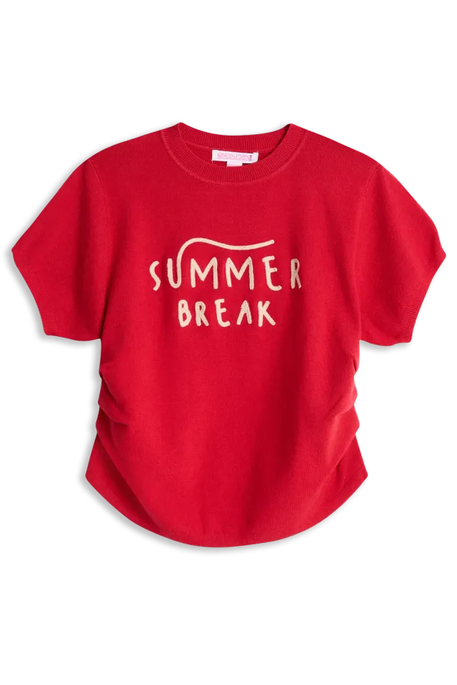 4President Rosie t-shirt meisjes rood tropical