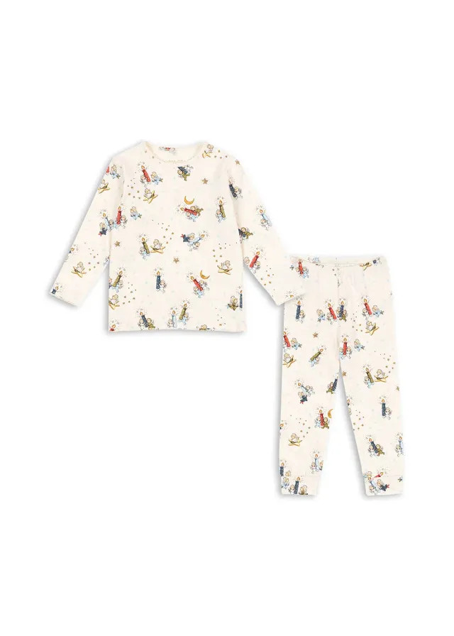 Konges Sløjd Basic kerstpyjama lucia biokatoen