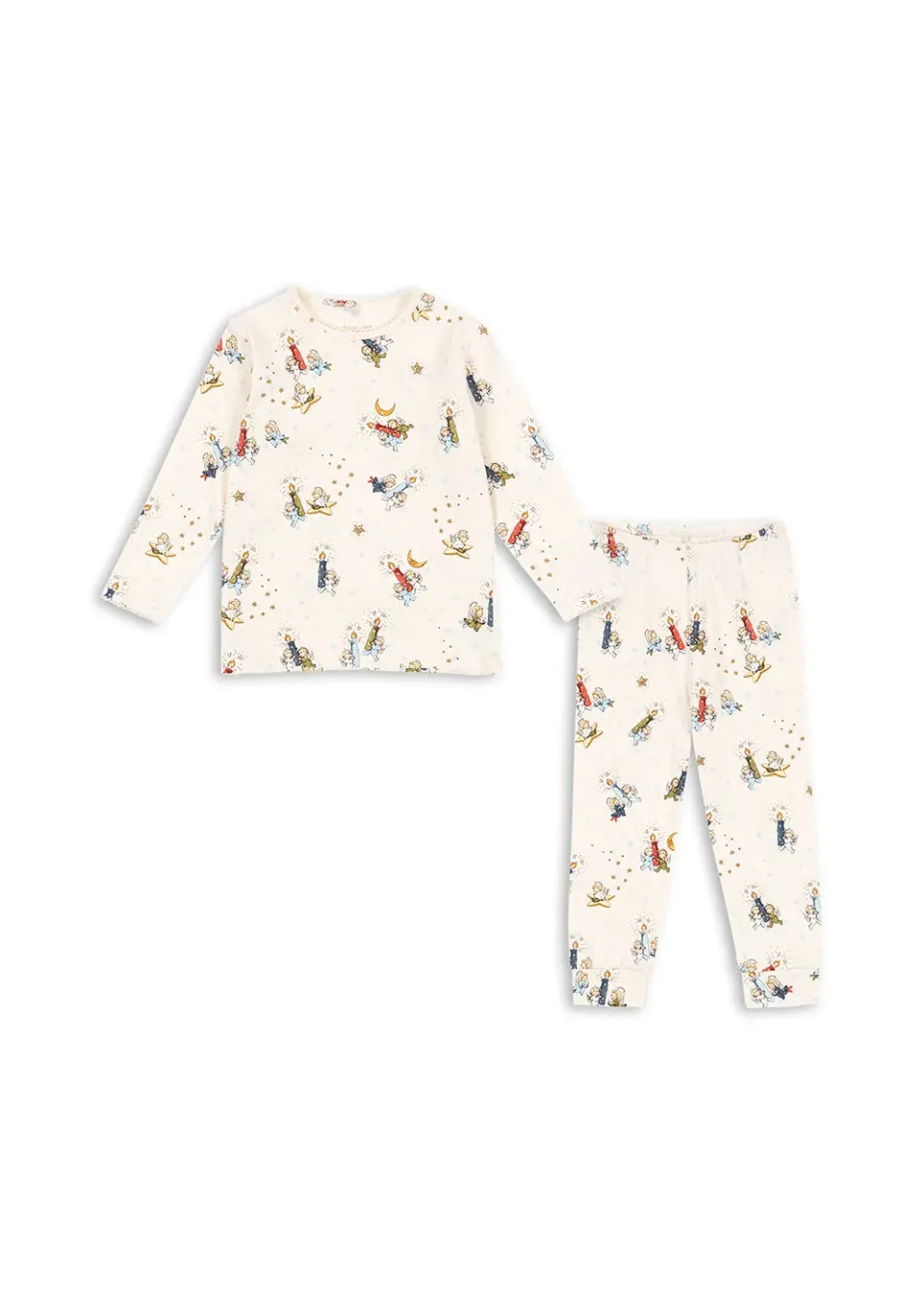 Konges Sløjd Basic kerstpyjama lucia biokatoen