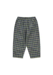 Konges Sløjd Cara broek laurel blue check ruit