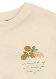 Konges Sløjd Era T-shirt buttercream juicy linnenmix