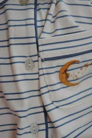 Konges Sløjd Pio pyjama indigo butter stripe 2-delig