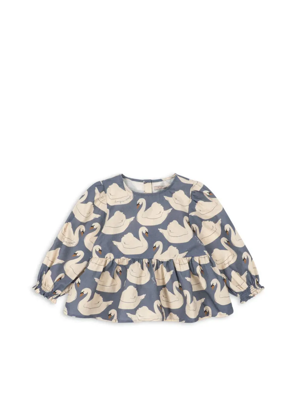 Konges Sløjd Evia blouse swan biokatoen