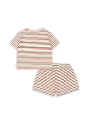 Konges Sløjd Basic Set Tricolore Stripes Biokatoen 2-delig