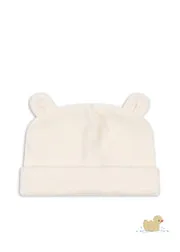 Konges Sløjd Elu Beanie babymuts antique white biokatoen
