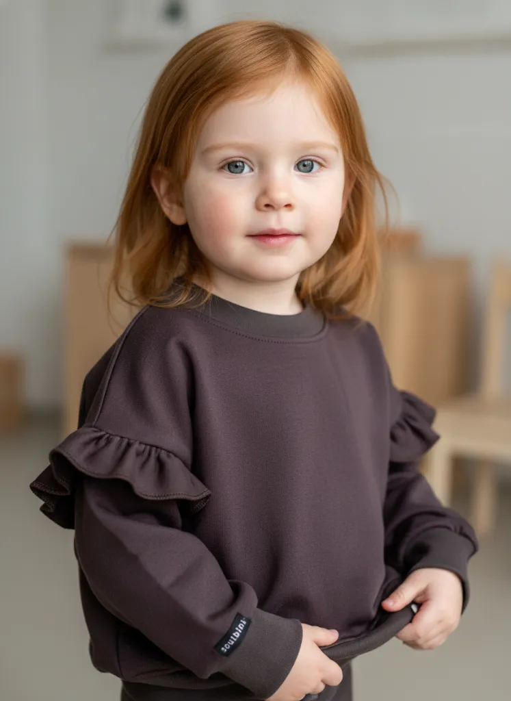 Louloúdi Samantha sweater rood GOTS katoen
